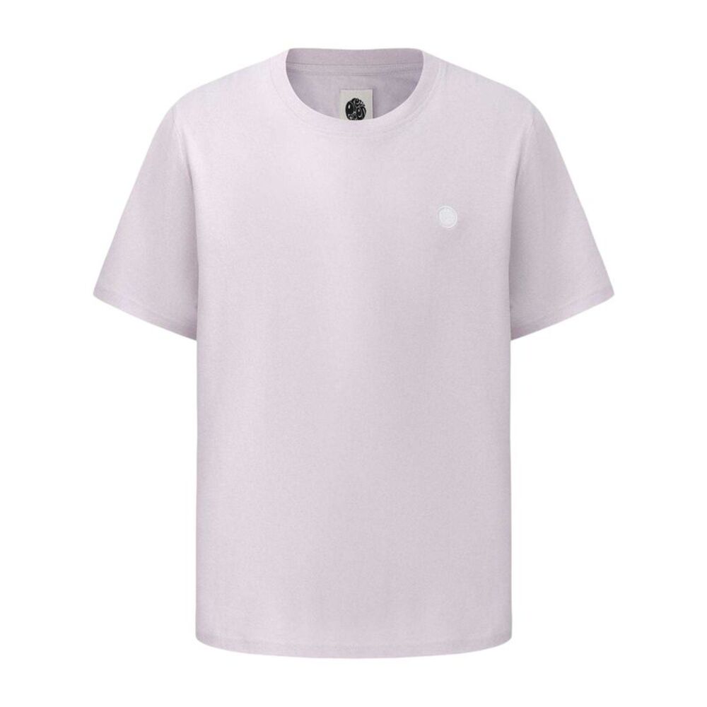 Pretty Green Mens Small Logo Cotton T-Shirt / Lilac